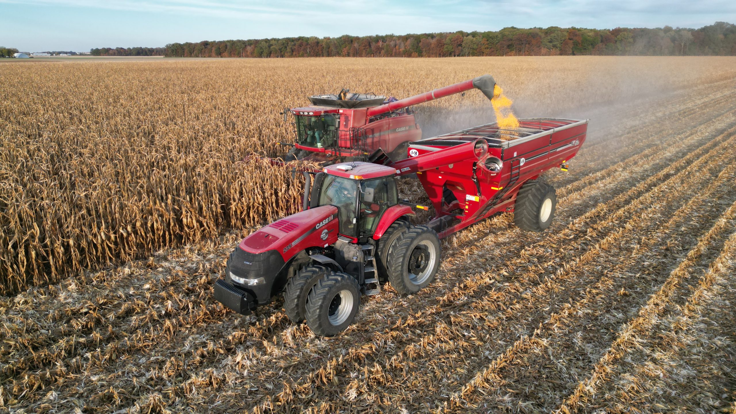 Farming Sunset Harvest